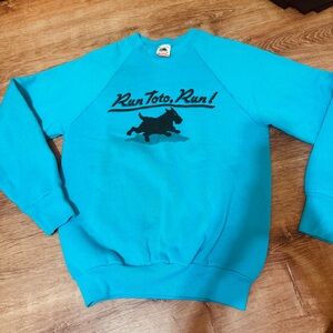 Run Toto Run Blue Sweater